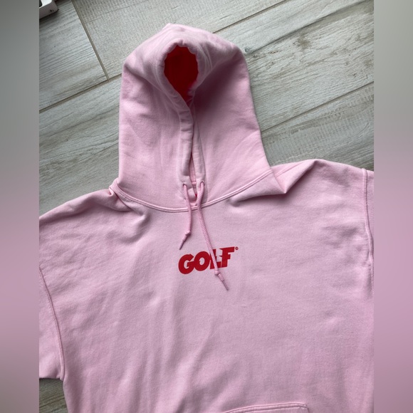 GOLF wang Tyler the Creator Mens Hoodie light pink red logo IGOR May 17 RARE XL - Picture 3 of 6